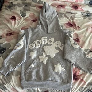 Sp5der Beluga Hoodie Heather Grey